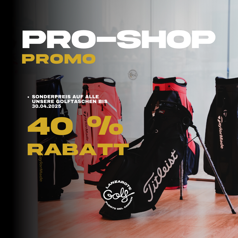 Golftaschen 40% rabatt